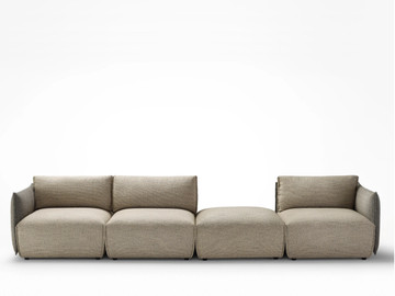 HEARTH CLASSIC - Modular fabric sofa by Ross Gardam - view 2